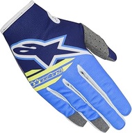 Radar Flight Big Boy's Off-Road Gloves - Blue/Anthracite/Yellow/Small