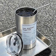 Iced Americano thermos cup 600ml is luxurious and convenient