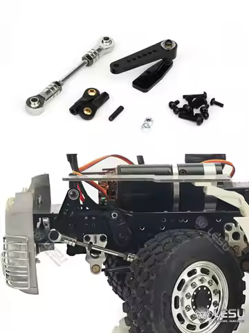 RC 1/14 LESU Steering Servo Parts for Tamiya Hydraulic Excavator Loader Dump Truck for SCANIA MAN VO