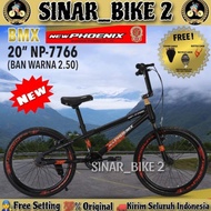 Ready ( BANYAK BONUSNYA )Sepeda Anak Laki BMX PHOENIX 7766 20 Inch Ban