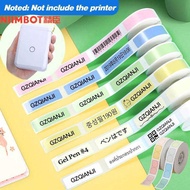 Niimbot D110 Label Sticker D11 D101 Paper Rolls Self-adhesive Waterproof White Transparent Color Cab