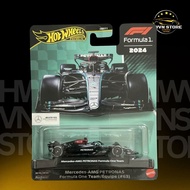 Hotwheels Premium F1 Mercedes AMG PETRONAS (63) green model car