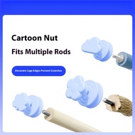 Cartoon Screw Cap Birdcage Accessories Anti-Scratch Hand Screw Spacer