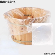 BAIHEIH 90PCS Bath Basin Bags, Plastic Thicken Disposable Foot Tub Liners,  55*65cm Foot  SPA Foot C
