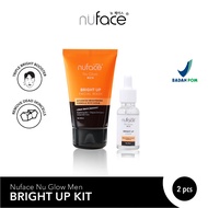 Nuface Men Bright Up Facial Wash & Nu Glow Men Bright Up Serum