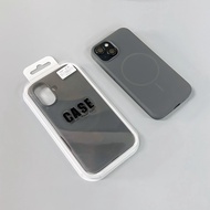 Sunny case  ใหม่ case 16 pro Max เคสซิลิโคนชาร์จไร้สายวงแหวนแม่เหล็ก งานกำมะหยี่ สำหรับ ไอโฟน11 i12 