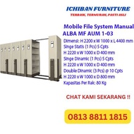 Mobile File System ALBA MF AUM 103 Roll O Pack Mekanik - Free Ongkir