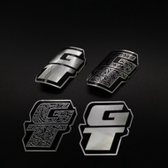 GT American Mountain Bike BMX Car Logo Decorative Sticker Reflective Logo Head Management Logo Acces