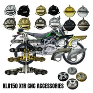 KAWASAKI KLX150 CNC FOOT REST & ACCESSOIRES CNC SET CLEAR STOCK