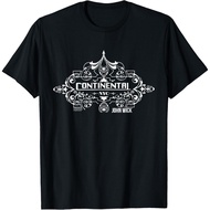 John Wick Continental White Logo Adult T-Shirt Fashion Tops for Boys and Girls Distro Ages 1 2 3 4 5
