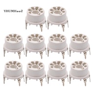 7Pin Plastic Vacuum Tube Socket Valve Base for B&W 6J1 6Z4 6X4 12AE6 6AT6 6BK6 12AV6 6AQ6 6J5 Hifi A
