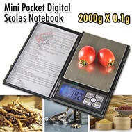 2000g X 0.1g Precision Balance Scale Notebook ที่ตรวจสอบ น้ำหนักวัตถุ NoteBook-2kg เครื่องชั่งดิจิตอลในครัว ที่ชั่งดิจิตอล ตราชั่งดิจิตอล เครื่องชั่งอาหาร ชั่ง