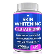 Glutathione Whitening Pills - Effective Skin Lightening Supplement Dark Spots, Melasma & Acne Scar R