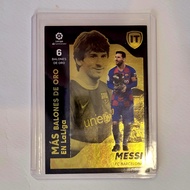 Panini Messi Ballon d'or Sticker | Gold Foil Embossed Balddor 6 Times
