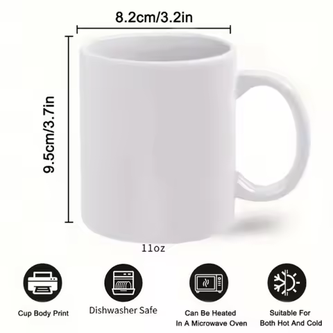 Crazy-Lion-Man Coffee Mug, Coffee Travel Mug, 1pc, 11 Oz White Ceramic Fall Coffee Mug for Women Men