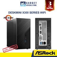 ASROCK DESKMINI X300W BAREBONE (INC CHASIS, MOBO, POWER, COOLER)