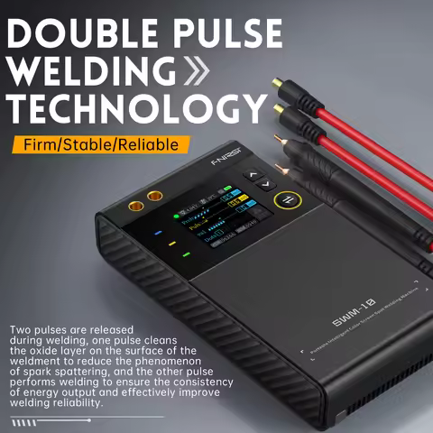 FNIRSI SWM-10 Portable Battery Spot Welder DIY Mini Welding Machine 18650 Battery Pack Welding Tool 