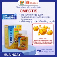 Omegtis: Helps Supplement Omega 369 for the Body + Good for the Eyes, Box of 100 Tablets, Genuine Pr