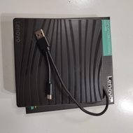 USB 3.0 Interface. The DVD-RW drive and the USB cable are combined in one.