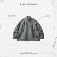 灰色1號 2-Layers Tactical Jacket - L-Gray