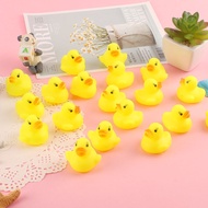 Baby Duckling Shower Toy Bath Toy Float Yellow Rubber Duck Toy Swimming Yellow Duck