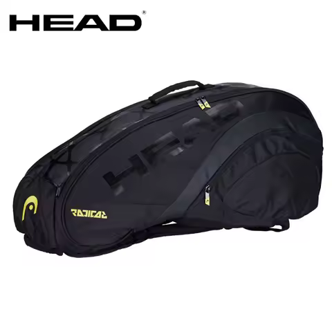 Original HEAD Tennis Bag Djokovic 6 Tennis Racket Bag 25th Anniversary Tennis Backpack Men Tenis Paq