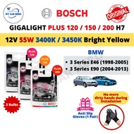 BOSCH Gigalight Plus 120 H7 Headlight Bulb 12V 55W 2pcs for BMW 3 Series E46 (1998-2005) / 3 Series 
