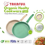 Takafull DOUBLE Mouth Pan 24 28 CM Non-Stick | Electric Stove | Frying Pan | Saute Pan | Non-stick Frying Pan | Premium COOKWARE