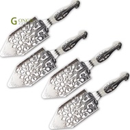 4PCS Stainless Steel  Cocktail Bar Glass Cup Spoon Drinking Filter Hollowed Out Spoon Vintage Absint