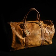 【老時光 OLD-TIME】早期二手包義大利Alviero Martini地圖行李袋