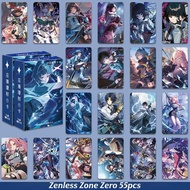 55pcs Mobile Game Zenless Zone Zero Von Lycaon Laser Holographic Lomo Cards Manhwa Killer Seven Phot