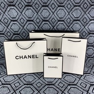 Original Counter Same Style Chanel White Classic Paper Bag Lipstick Bag