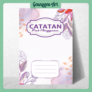 BUKU KAS KELAS | BUKU KAS | BUKU CATATAN KAS HARIAN | BUKU CATATAN KAS MINGGUAN | BUKU CATATAN KAS