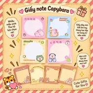 Note paper/note paper - CAPYBARA - Capybara note paper/note paper with many beautiful designs