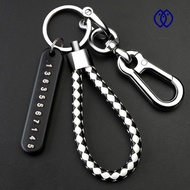 GIOVANNI Phone Number Plate Lock Key Ring Vehicle Pendant Key Chain Keyring