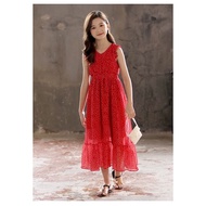 Red poka dot Dress Korean/C49/530