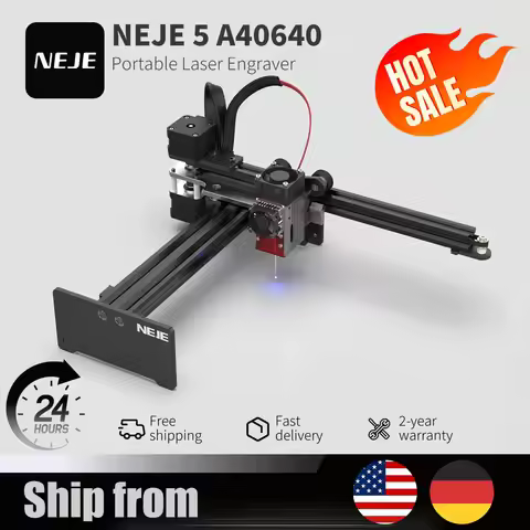 NEJE 5 A40640 40W Portable Laser Engraver Cnc Machine Control for Wood Acrylic Metal Small Business 