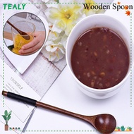 TEALY Tea Scoops Handmade Rice Soup Desserts Condiment Tableware Kids Spoon