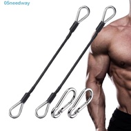 NEEDWAY Gym Cable Extension, Stainless Steal Tricep Pull Down Fitness Extension Cable, Climbing Buck
