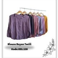Rayon twill blouse/Code:051.128 Contemporary Clothes/fashion