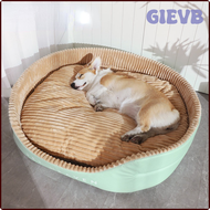 GIEVB เบาะเตียงสุนัขและแมวสัตว์เลี้ยงนุ่ม2ด้าน,เบาะโซฟาให้ความอบอุ่นในบ้านสุนัขขนาดใหญ่ตะกร้าสัตว์เลี้ยงขนาดใหญ่เตียงนอนสุนัขขนาดกลางเครื่องประดับเสริมสำหรับผ้าห่มเบาะ Qiohd