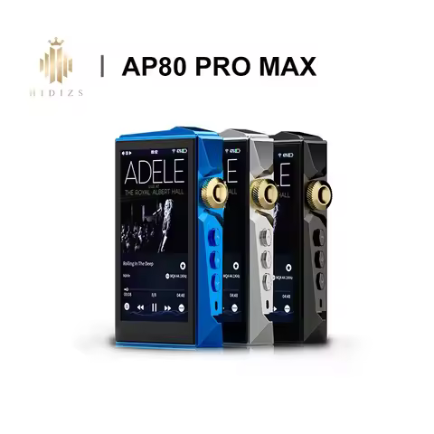 HIDIZS AP80 Pro Max Hi-Res Audio MP3 Player All-in-One Streaming HIFI Music Bluetooth 5.1 Dual ES921