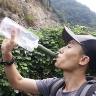 Portable Mini water Filter₪Portable Outdoor Water Filter Survival Water Filter System Water Purifier Camping Backpack In