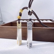 Men's and women's gold-plated silver necklaces999Traditional Pendant "Twisting the Universe" - Solid