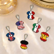 SKYRIM National Flag Charms For Traveler Love Custom Any Country Flag Dog Pendant for Pet lover DIY 