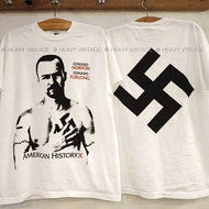 AMERICAN HISTORY X EDWARD NORTON Legendary Movie vintage Shirts Leather shirt heavy