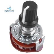 Electronic Machine 4P3T 4Pole 3 Position 2 Deck 16 Pin Rotary Switch