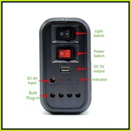 ✸    GD-8017 Good Light Plus Brighter Than Ever Solar Lighting System