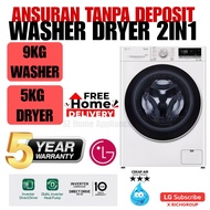 9/5kg Front Load Washer Dryer with AI Direct Drive™, Steam™ FV1209D4W