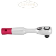 IOEFSGF69 Quick Socket Wrench, Adjustable 6.35mm 1/4Inch Mini Ratchet Wrench, Heavy-Duty Metal 72-To